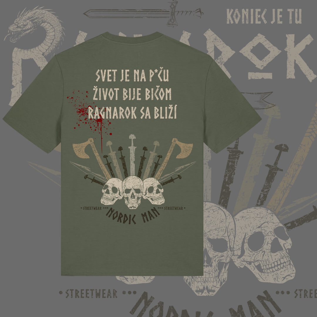 Tričko Ragnarok Zelené