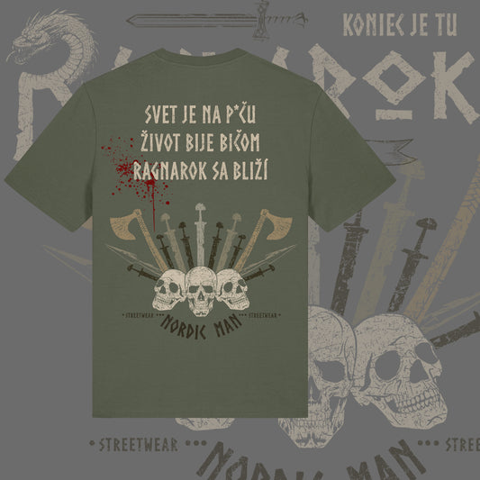 Tričko Ragnarok Zelené