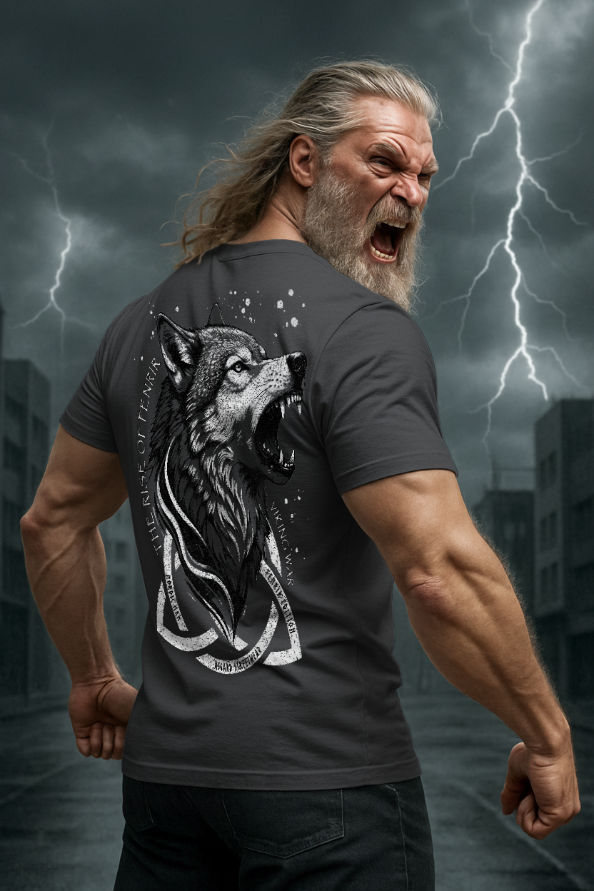 Tričko Fenrir Sivé